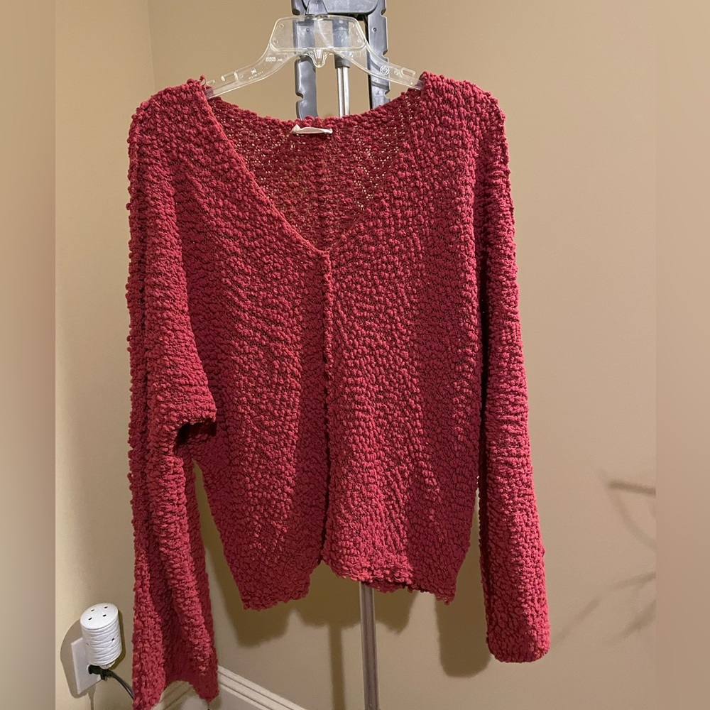 Altar’d State Pearce pullover sweater in the softest material.  Size large